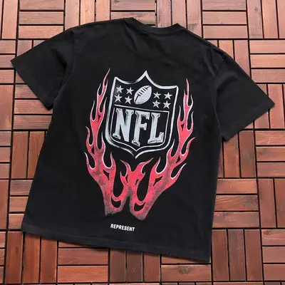 ￥~79 REPRESENT T-SHIRT 66061441 (im 185CM 80KG iwear size M in the photo)