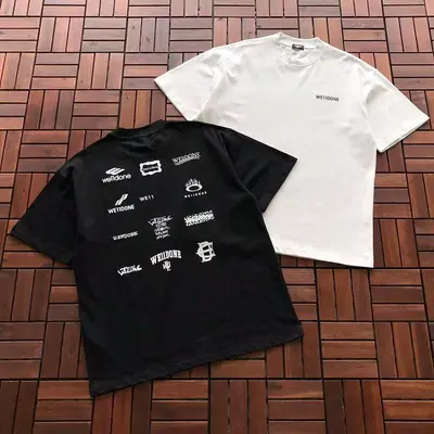 ¥~95 WE11DONE T-SHIRT 77061434 (im 185CM 70KG iwear size M in the photo)