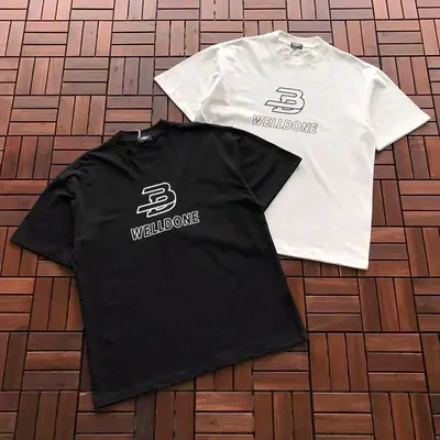¥~99 WE11DONE T-SHIRT 77061443 (im 185CM 70KG iwear size M in the photo)