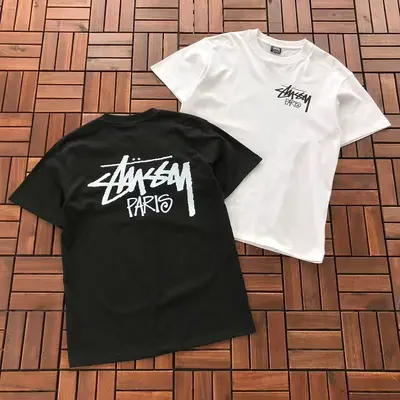￥~79 ST🔥S🔥Y T-SHIRT 77061532 (im 185CM 70KG iwear size M in the photo)