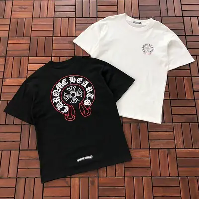 ￥~89 CH🔥OM🔥 HE🔥RTS T-SHIRT 77061530 (im 185CM 70KG iwear size M in the photo)