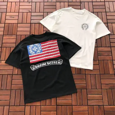 ￥~89 CH🔥OM🔥 HE🔥RTS T-SHIRT 77061528 (im 185CM 70KG iwear size M in the photo)