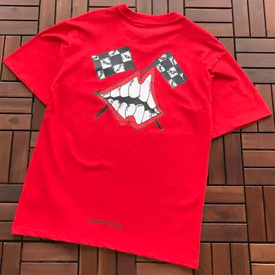 ￥~95 CH🔥OM🔥 HE🔥RTS T-SHIRT 77061575 (im 185CM 70KG iwear size M in the photo)