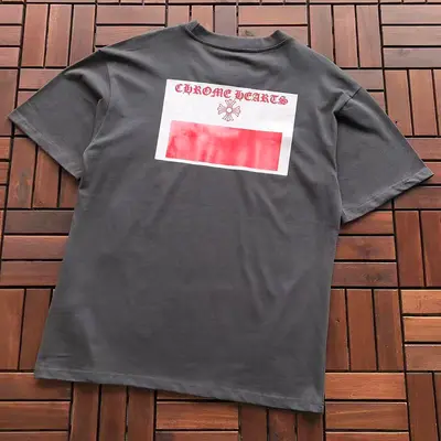 ￥~95 CH🔥OM🔥 HE🔥RTS T-SHIRT 77061570 (im 185CM 70KG iwear size M in the photo)