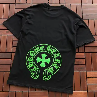 ￥~95 CH🔥OM🔥 HE🔥RTS T-SHIRT 77061572 (im 185CM 70KG iwear size M in the photo)