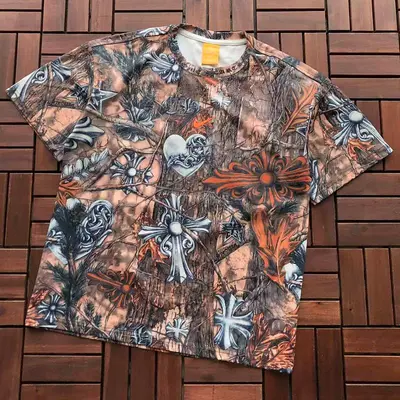 ￥~109 N🔥C🔥A & CH🔥OM🔥 HE🔥RTS & N🔥K🔥T-SHIRT 77061560 (im 185CM 70KG iwear size M in the photo)