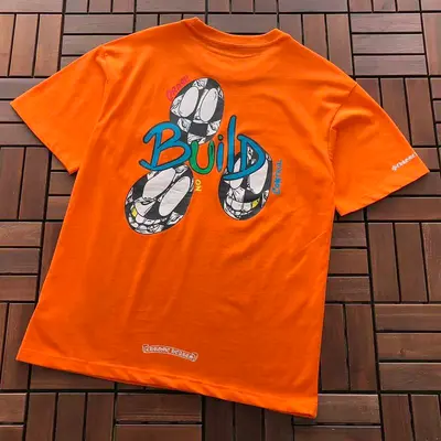 ￥~95 CH🔥OM🔥 HE🔥RTS T-SHIRT 77061561 (im 185CM 70KG iwear size M in the photo)