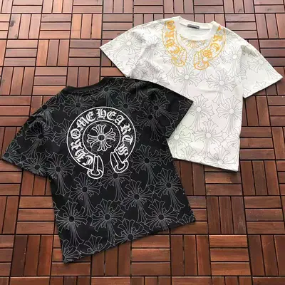 ￥~109 CH🔥OM🔥 HE🔥RTS T-SHIRT 77061518 (im 185CM 70KG iwear size M in the photo)