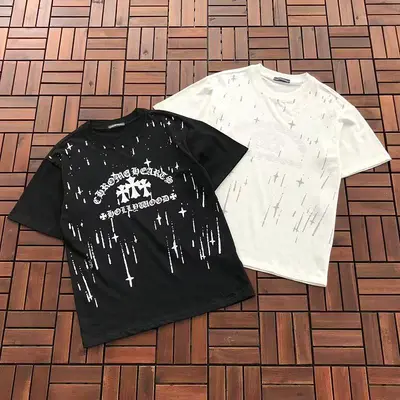 ￥~95 CH🔥OM🔥 HE🔥RTS T-SHIRT 77061524 (im 185CM 70KG iwear size M in the photo)