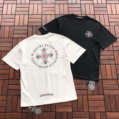 ￥~89 CH🔥OM🔥 HE🔥RTS T-SHIRT 77061522 (im 185CM 70KG iwear size M in the photo)