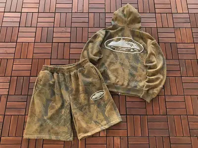 TOP￥~185 PANTS￥~115 C🔥RT🔥🔥Z HOODIE SHORTS FLEECE 77061650