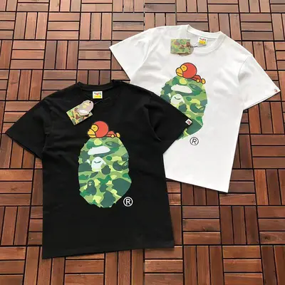 ¥~89 BAPE T-SHIRT 55061616 (im 185CM 80KG iwear size M in the photo)