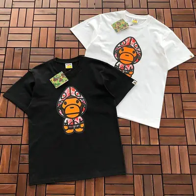 ¥~89 BAPE T-SHIRT 55061617 (im 185CM 80KG iwear size M in the photo)