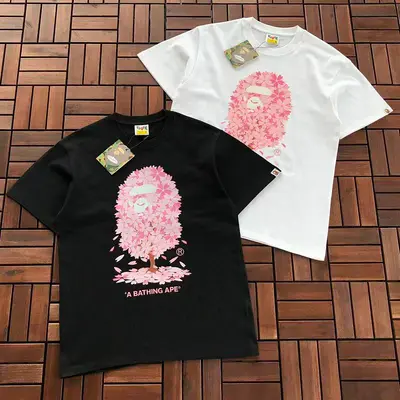 ¥~89 BAPE T-SHIRT 55061615 (im 185CM 80KG iwear size M in the photo)
