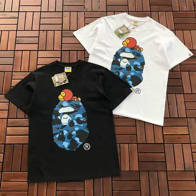 ¥~89 BAPE T-SHIRT 55061606 (im 185CM 80KG iwear size M in the photo)