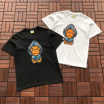 ¥~89 BAPE T-SHIRT 55061607 (im 185CM 80KG iwear size M in the photo)