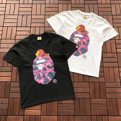 ¥~89 BAPE T-SHIRT 55061612 (im 185CM 80KG iwear size M in the photo)