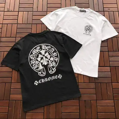¥~119 CH🔥OM🔥 HE🔥RTS T-SHIRT 55061802 (im 180CM 68KG iwear size S in the photo)