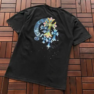¥~129 CH🔥OM🔥 HE🔥RTS T-SHIRT 55061801 (im 180CM 68KG iwear size S in the photo)