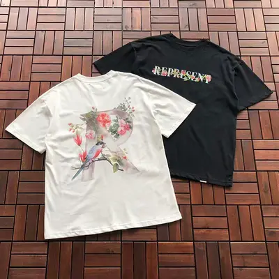 ￥~109 REPRESENT T-SHIRT 77061810 (im 180CM 68KG iwear size M in the photo)