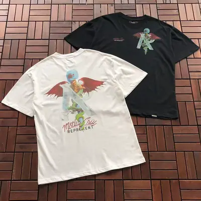 ￥~109 REPRESENT T-SHIRT 77061808 (im 180CM 68KG iwear size L in the photo)