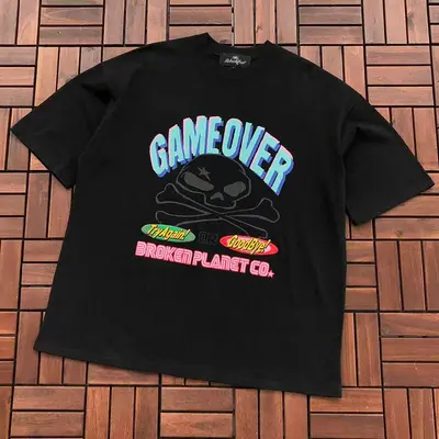 ￥~99 BROKEN PLANET T-SHIRT 55062176 (im 180CM 68KG iwear size L in the photo)