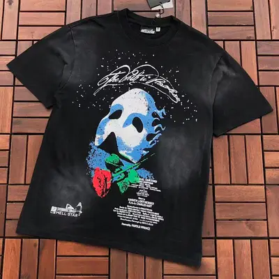 ￥~109 HELLSTAR T-SHIRT 55062170 (im 180CM 68KG iwear size S in the photo)