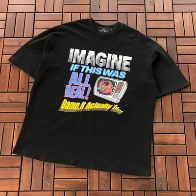 ￥~99 BROKEN PLANET T-SHIRT 55062110 (im 180CM 68KG iwear size L in the photo)