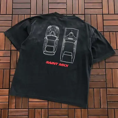￥~95 SAINT MICHAEL T-SHIRT 77062211 (im 185CM 80KG iwear size M in the photo)