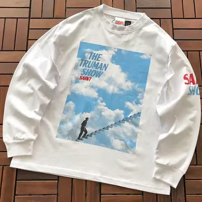 ￥~125 SAINT MICHAEL LONG-SLEEVE 55062356 (im 185CM 70KG iwear size S in the photo)