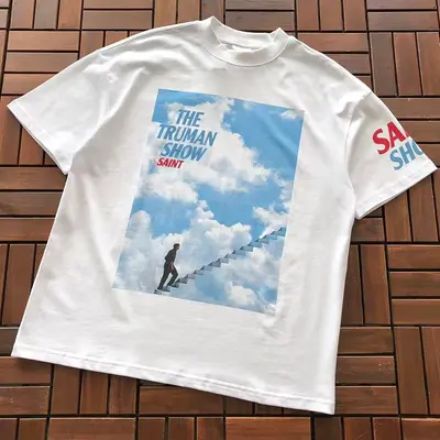 ￥~109 SAINT MICHAEL T-SHIRT 55062346 (im 185CM 70KG iwear size S in the photo)