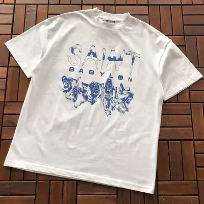 ￥~99 SAINT MICHAEL T-SHIRT 55062333 (im 185CM 70KG iwear size S in the photo)
