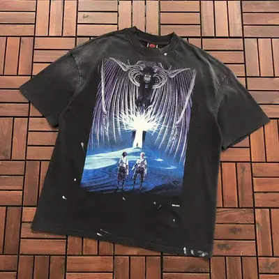 ￥~115 SAINT MICHAEL T-SHIRT 55062339 (im 185CM 70KG iwear size M in the photo)