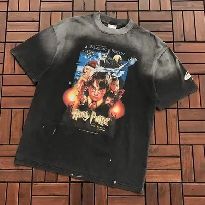 ￥~115 SAINT MICHAEL & HARRY POTTER T-SHIRT 55062338 (im 185CM 70KG iwear size S in the photo)