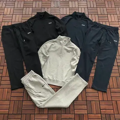 TOP￥~135 PANTS￥~125 H🔥G🔥 B🔥🔥S SWEATER TROUSERS 66062451(im 185CM 70KG iwear size L in the photo)