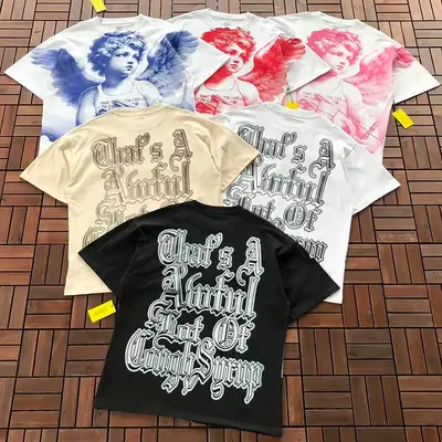 ￥~85 TH🔥T'S A AW🔥UL L🔥T OF C.. T-SHIRT 77062502 (im 185CM 80KG iwear size M in the photo)