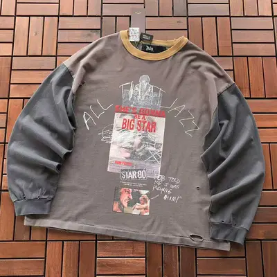 ¥~119 VINTAGE LONG-SLEEVE 77062534 (im 185CM 80KG iwear size M in the photo)