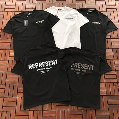 ¥~79 REPRESENT T-SHIRT 66062501 (im 180CM 68KG iwear size M in the photo)