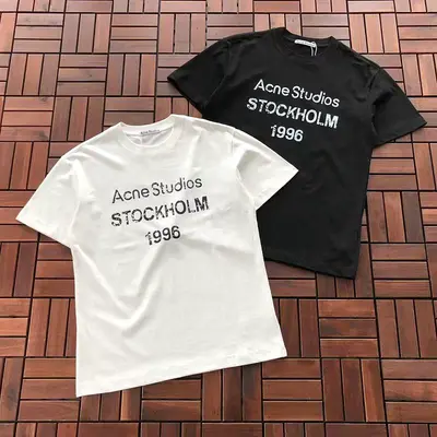 ¥~165 ACNE STUDIOS T-SHIRT 55062721 (im 185CM 70KG iwear size M in the photo)