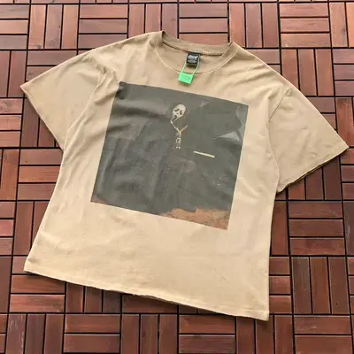 ￥~115 SAINT MICHAEL T-SHIRT 55062842 (im 185CM 70KG iwear size L in the photo)