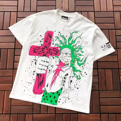 ¥~99 HELLSTAR T-SHIRT 55062841 (im 185CM 70KG iwear size S in the photo)