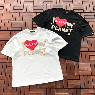 ¥ ~ 99 BROKEN PLANET T-SHIRT 55062836 (im 185CM 70KG iwear size L in the photo)