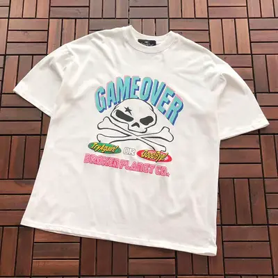 ¥~99 BROKEN PLANET T-SHIRT 55062846 (im 185CM 70KG iwear size L in the photo)