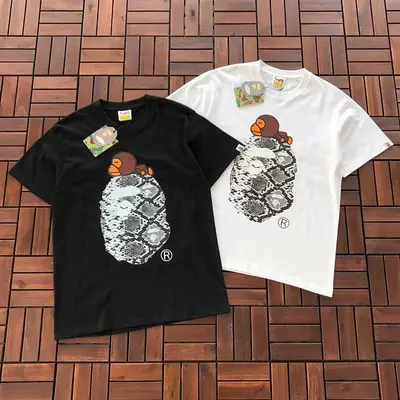¥~79 BAPE T-SHIRT 77063029 (im 185CM 70KG iwear size M in the photo)