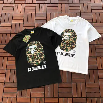 ¥~79 BAPE T-SHIRT 77063033 (im 185CM 70KG iwear size M in the photo)