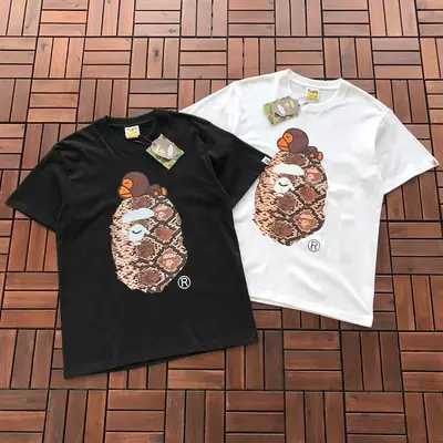 ¥~79 BAPE T-SHIRT 77063031 (im 185CM 70KG iwear size M in the photo)