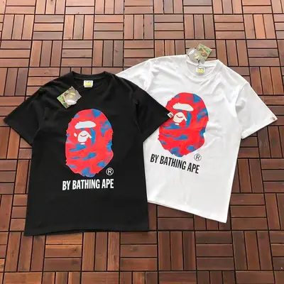 ¥~79 BAPE T-SHIRT 77063040 (im 185CM 70KG iwear size M in the photo)