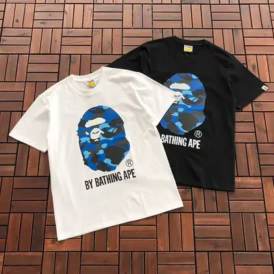 ￥~79 BAPE T-SHIRT 77063035 (im 185CM 70KG iwear size M in the photo)