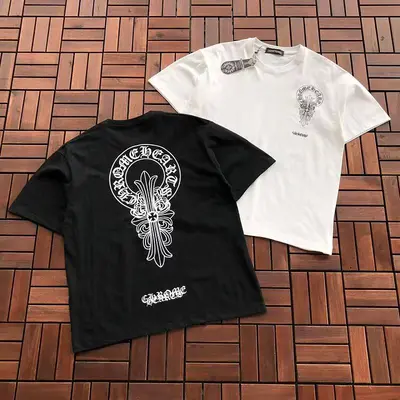 ¥~85 CH🔥OM🔥 HE🔥RTS T-SHIRT 77070101 (im 185CM 80KG iwear size M in the photo)