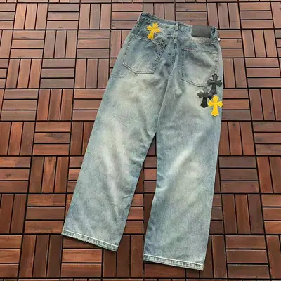 ¥~179 CH🔥OM🔥 HE🔥RTS JEANS 77070123